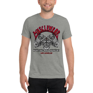 Musclewear LA (Red) Unisex Triblend Tee