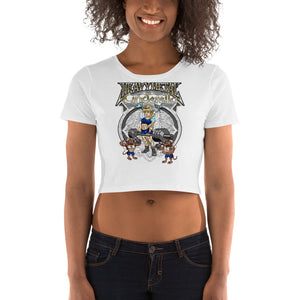 Heavy Metal Cinderella Women’s Crop Tee