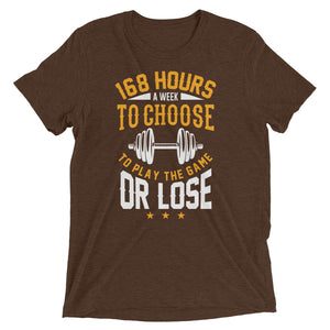 Play The Game Unisex Triblend Tee