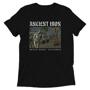 Ancient Iron Muscle Beach Unisex Triblend Tee