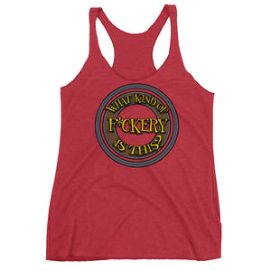 What Is This? Women's Triblend Racerback Tank