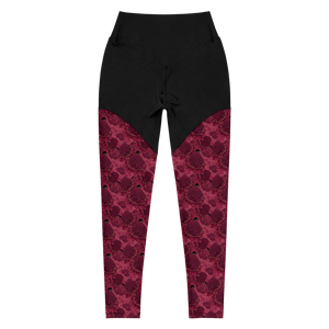 Red Ginger Compression Sports Leggings