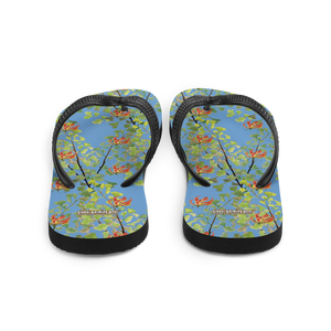 Ferntastic (Blue) Flip-Flops
