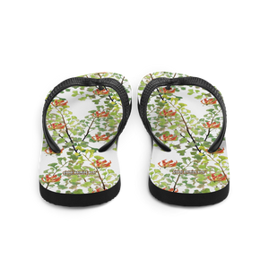 Ferntastic (White) Flip-Flops