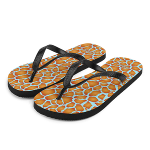 Giraffe Flip-Flops (Blizzard Blue)