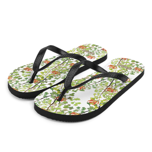 Ferntastic (White) Flip-Flops