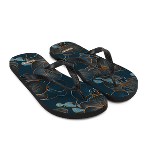 Blue Orchid Flip-Flops