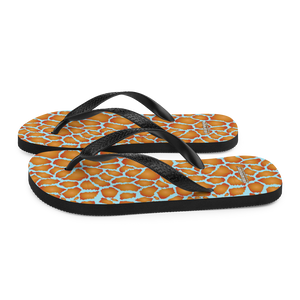 Giraffe Flip-Flops (Blizzard Blue)