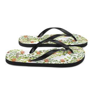 Ferntastic (White) Flip-Flops