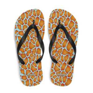 Giraffe Flip-Flops (Blizzard Blue)