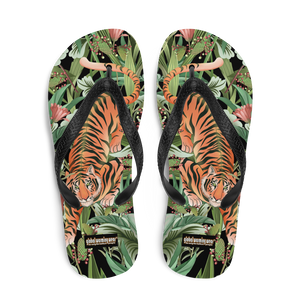 Crouching Tiger Flip-Flops