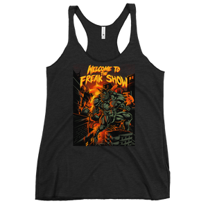 Freak Show Women's Triblend Racerback Tank
