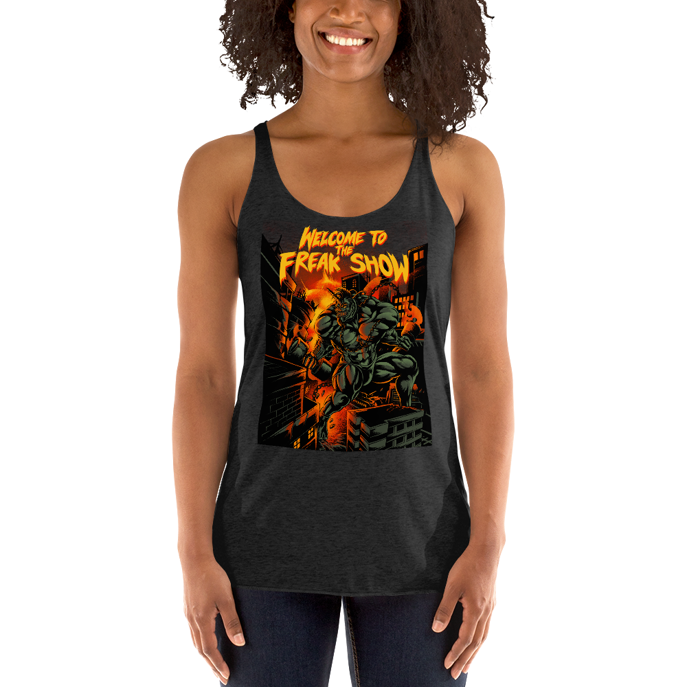 Freak Show Women's Triblend Racerback Tank